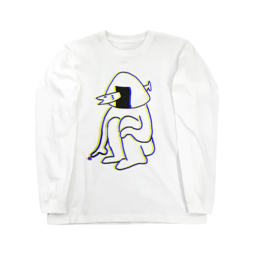 だんごむしをつつくオニギリ Long Sleeve T-Shirt