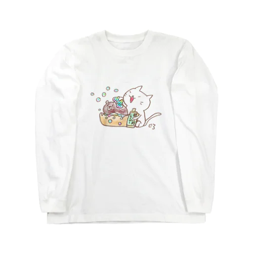 ちゃめし〜ちゃんキレイキレイ ロングスリーブTシャツ