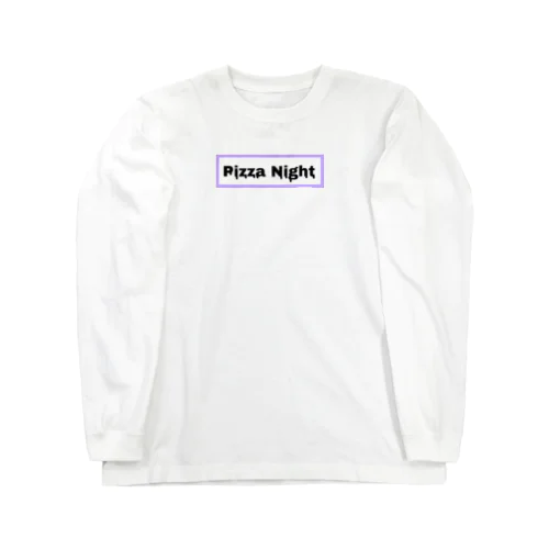 Pizza Night Drop Long Sleeve T-Shirt