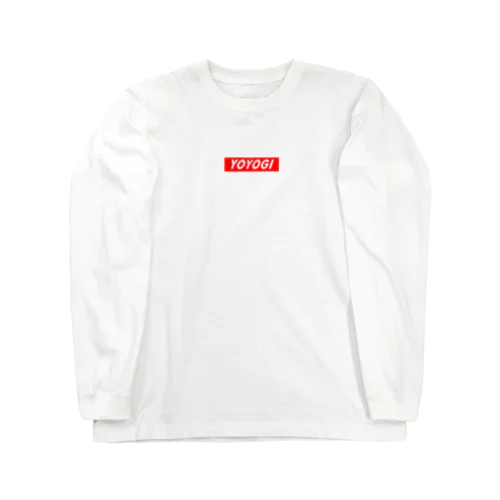 YOYOGI ボックスロゴ Long Sleeve T-Shirt