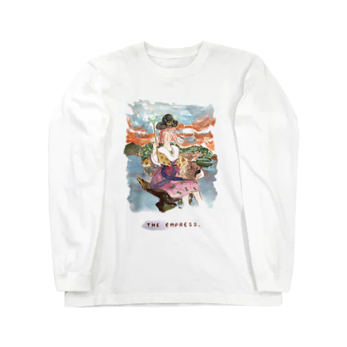 【タロットカード×埴輪】THE EMPRESS/女帝 Long Sleeve T-Shirt