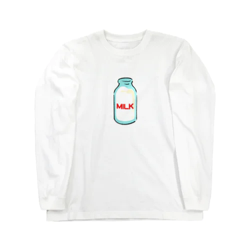 家族で着れるよ　2021は丑年だから牛乳のもう！ Long Sleeve T-Shirt