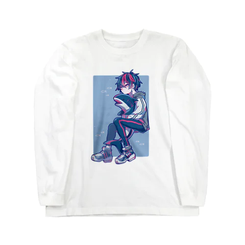 サメくん Long Sleeve T-Shirt