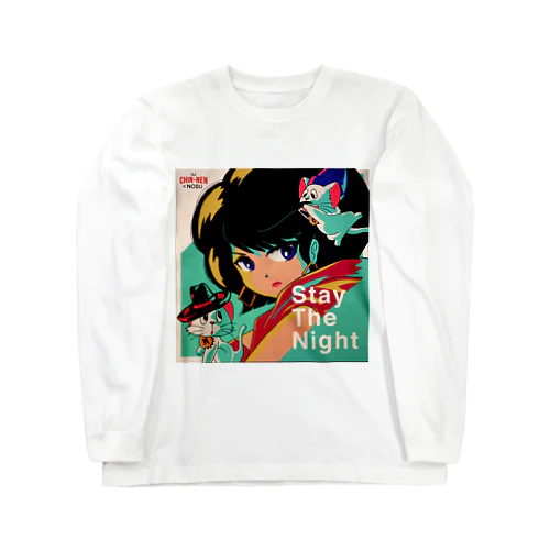 Stay The Night - DJ CHIN-NEN × NOBU Long Sleeve T-Shirt