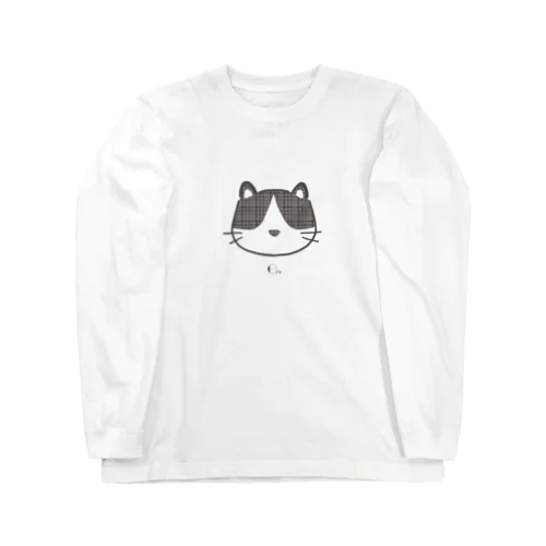 はちわれねこ ロングスリーブTシャツ