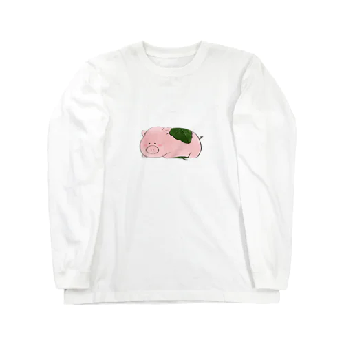 こぶたのさくら餅 Long Sleeve T-Shirt