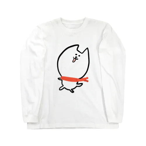 マフラーねこ Long Sleeve T-Shirt