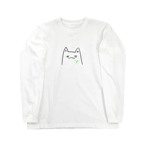 やる気のないねこ ロングスリーブTシャツ