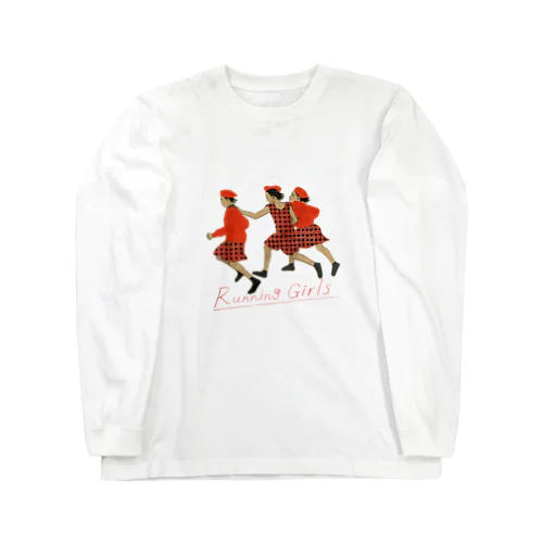 Running Girls Long Sleeve T-Shirt