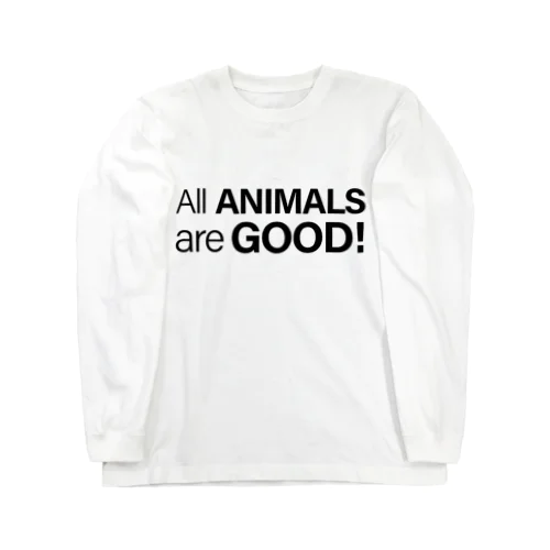 I love animals ロングスリーブTシャツ