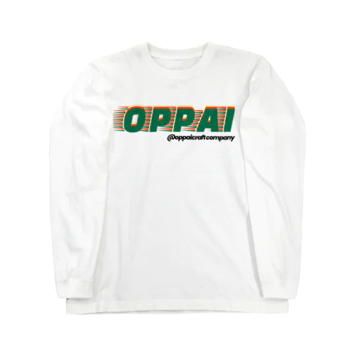 OPPAI MOTION LOGO 2 ロングスリーブTシャツ