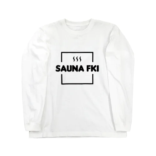 SAUNA FKI/サウナ福井 ビッグロゴ Long Sleeve T-Shirt