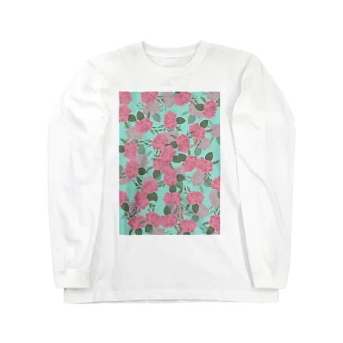 薔薇青磁 Long Sleeve T-Shirt