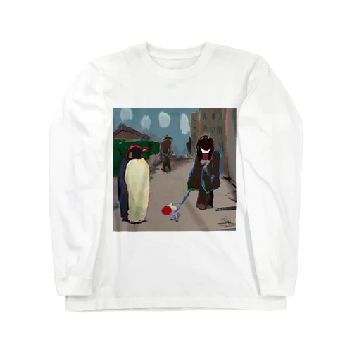 ペンギン風景 Long Sleeve T-Shirt