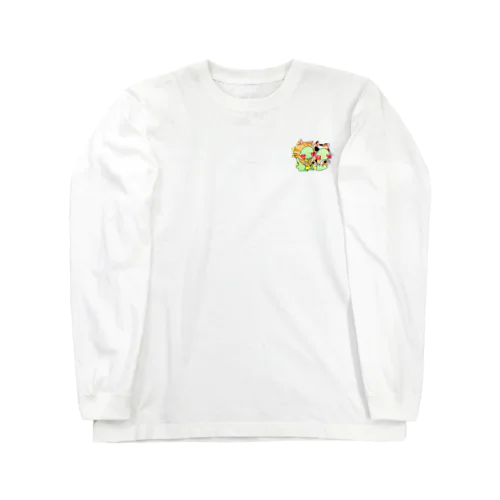 にゃんこかいじゅう Long Sleeve T-Shirt