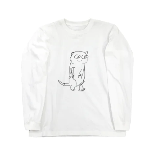 牛タン ミーアキャット Long Sleeve T-Shirt