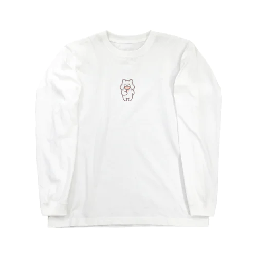 LITTLE WHITE BEARS(もぐもぐ） Long Sleeve T-Shirt