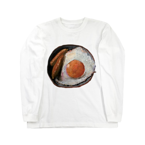 ウィンナーエッグ丼 Long Sleeve T-Shirt