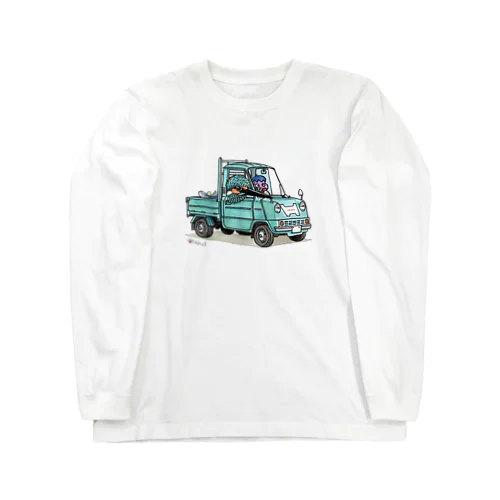 カワセミと名車 Long Sleeve T-Shirt