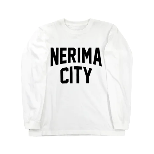 練馬区 NERIMA CITY ロゴブラック Long Sleeve T-Shirt