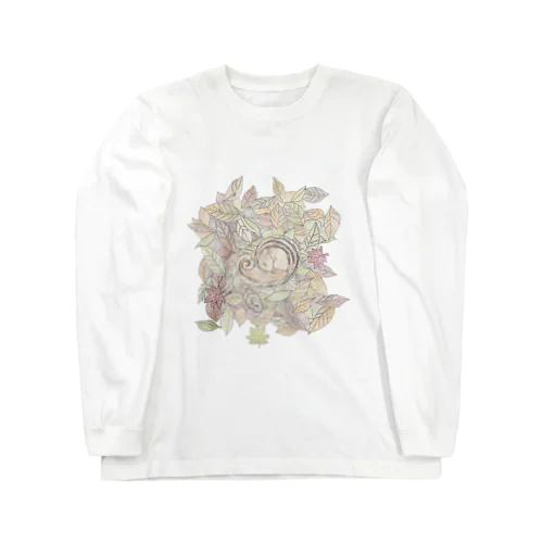 眠りリス Long Sleeve T-Shirt