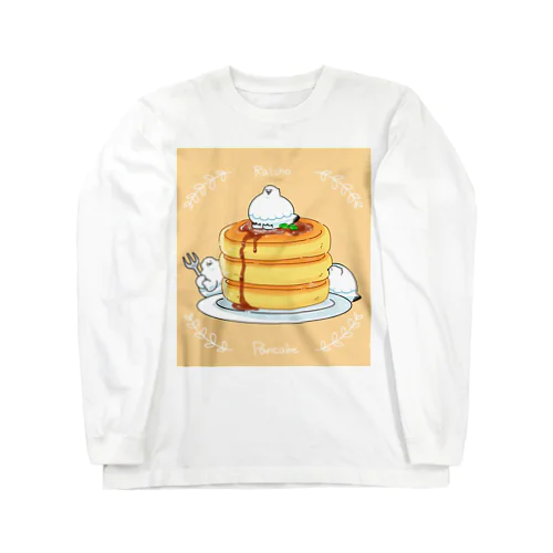 雷鳥さんパンケーキ ロングスリーブTシャツ