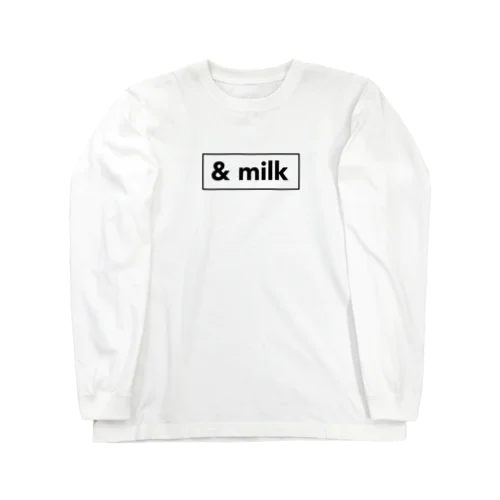 & milk boxlogo ロングスリーブTシャツ