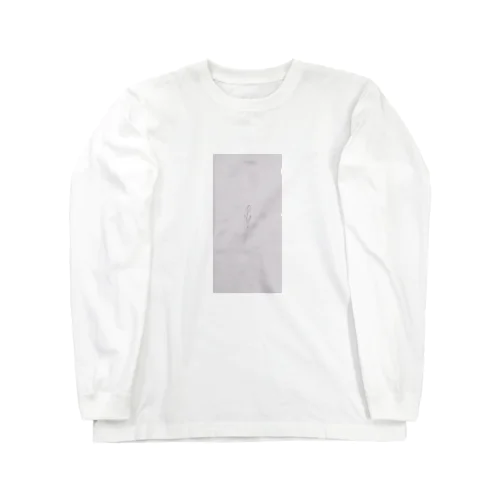 線画tulip Rose poussiéreux Long Sleeve T-Shirt