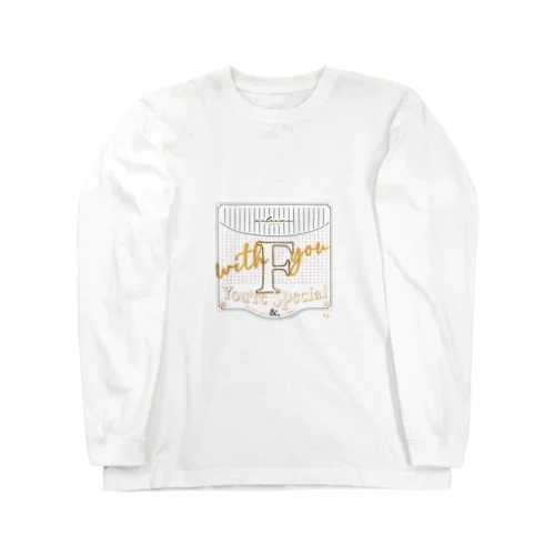 アルファベット・数字アイテム 【 F 】 Long Sleeve T-Shirt