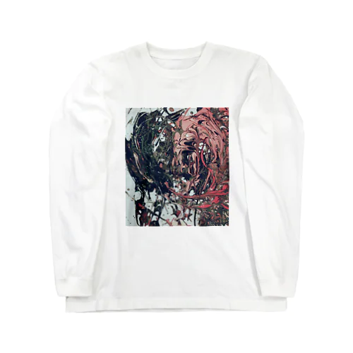 羽愛斗ノ絵(smoky pink) Long Sleeve T-Shirt