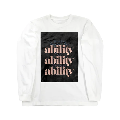 ability ロングスリーブTシャツ