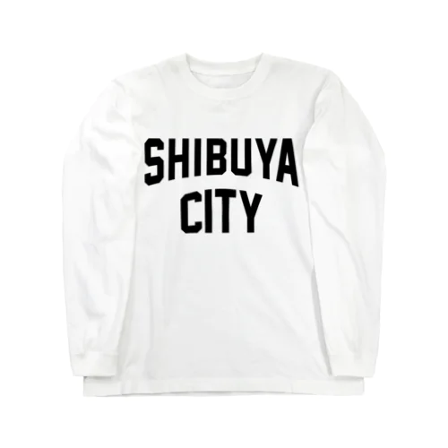 渋谷区 SHIBUYA WARD ロゴブラック ロングスリーブTシャツ