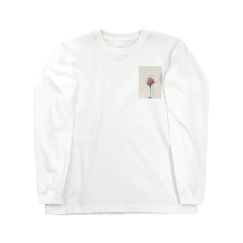 とろける薔薇 롱 슬리브 티셔츠