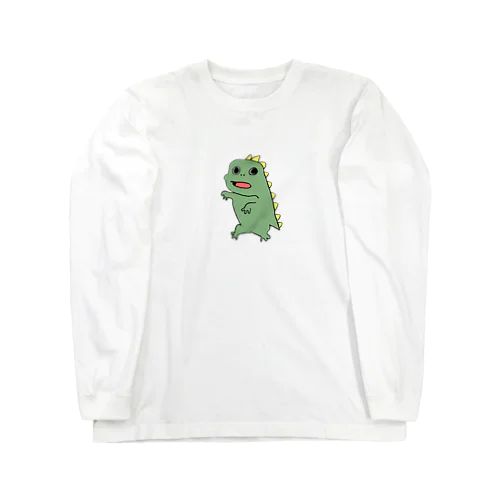 可愛い恐竜たち(ティラノサウルス) Long Sleeve T-Shirt