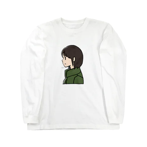 緑　横顔 Long Sleeve T-Shirt