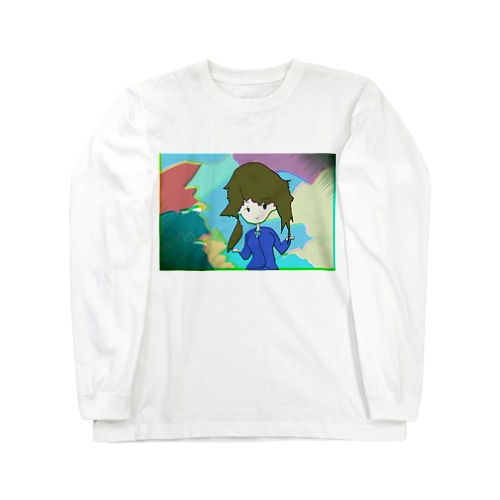 芸術的なガール Long Sleeve T-Shirt