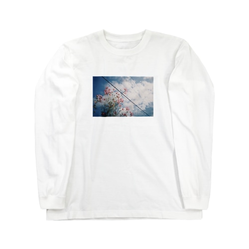 空と秋桜 Long Sleeve T-Shirt