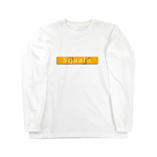 スクアーロ ロゴT(オレンジ) Long Sleeve T-Shirt