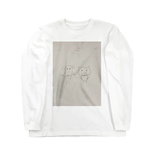 コンポコとニャンチュー Long Sleeve T-Shirt