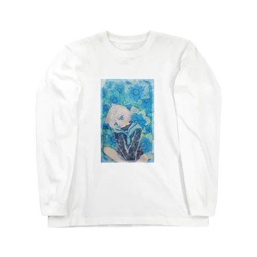 Blue anemone Long Sleeve T-Shirt