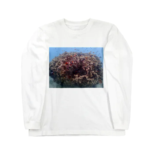 海潜隊　辺野古クマノミ城 Long Sleeve T-Shirt