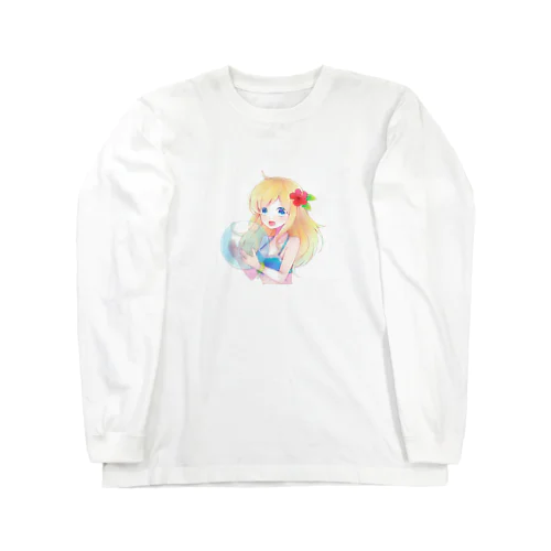 水着美女　 Long Sleeve T-Shirt