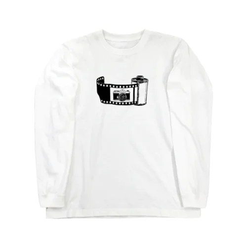 Film&Camera(黒) Long Sleeve T-Shirt