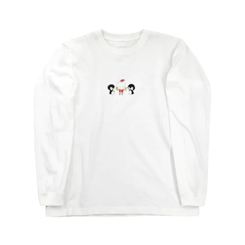 サンタとペンギン Long Sleeve T-Shirt