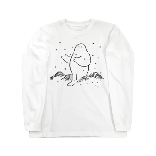 だいだらぼっち　雪 Long Sleeve T-Shirt