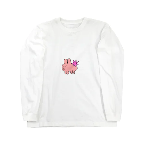 プイプイウサギ 롱 슬리브 티셔츠