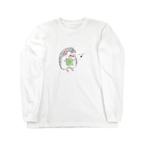 オリジナル　ハリネズミのソフィー、本屋で大好きな本をゲットする。 Long Sleeve T-Shirt