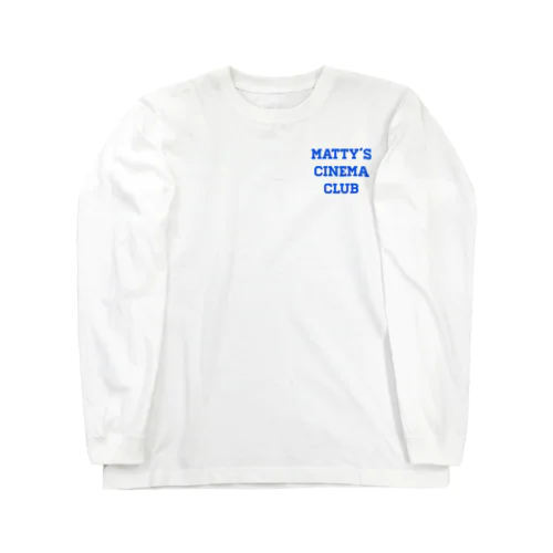 MATTY’s CINEMA CLUB Logo Blue ロングスリーブTシャツ