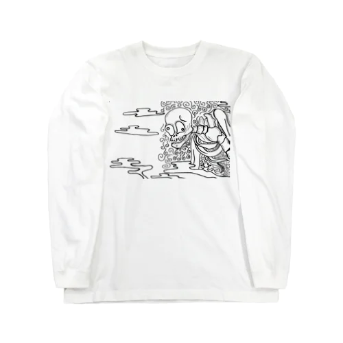 UKIYO絵　shiro Long Sleeve T-Shirt