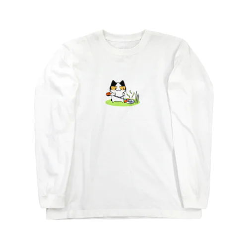 草刈り猫 Long Sleeve T-Shirt